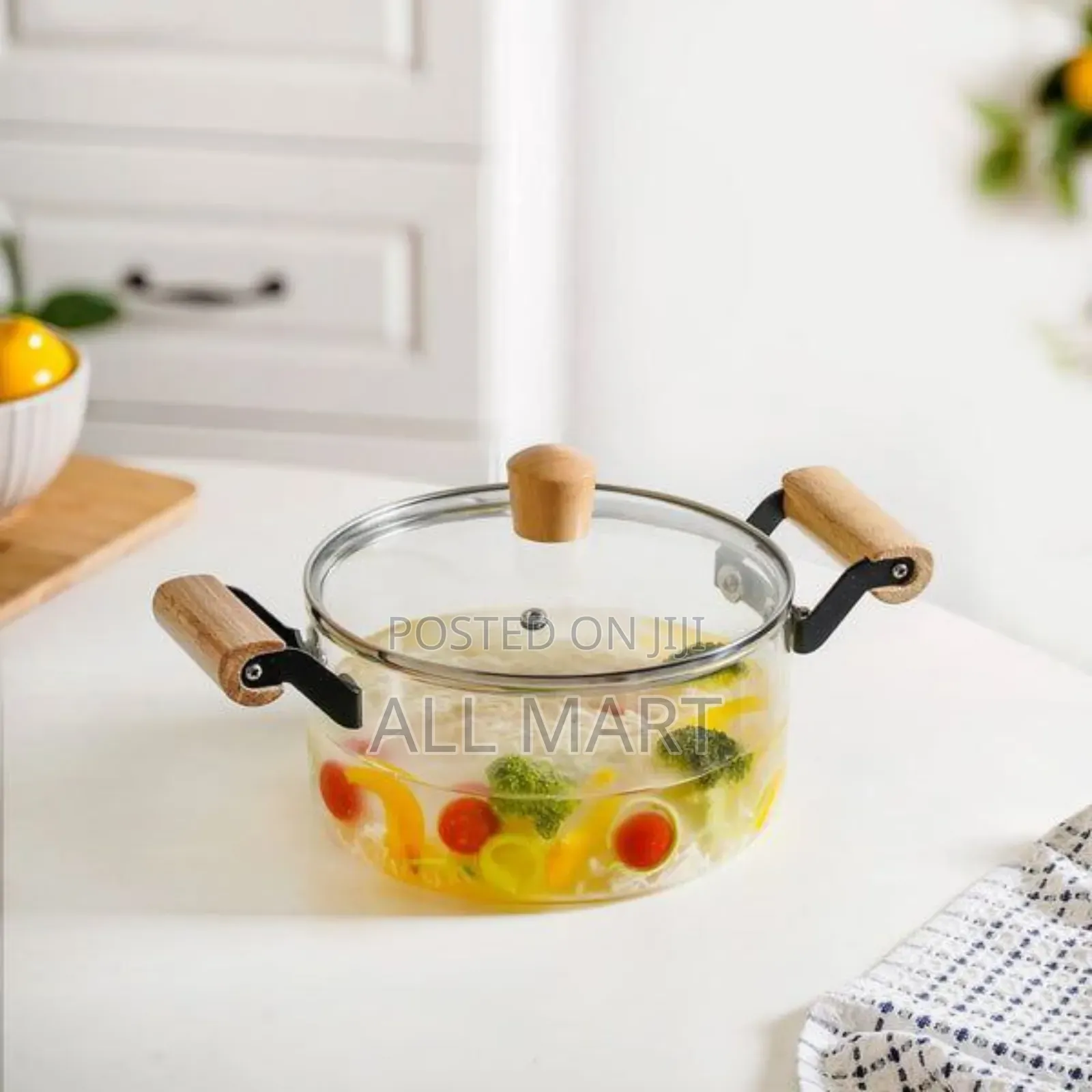 Heat Resistant Glass Pot