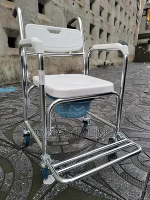 Photo - 3-in-1 Design: A Bedside Commode鵼፹ Shower-Ready Lightweight Aluminum