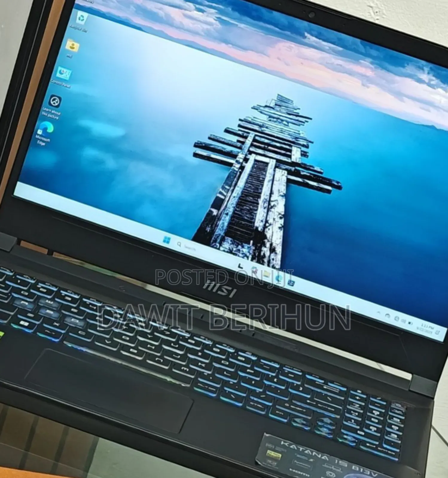 New Laptop MSI Katana 15 16GB Intel Core I7 SSD 1T