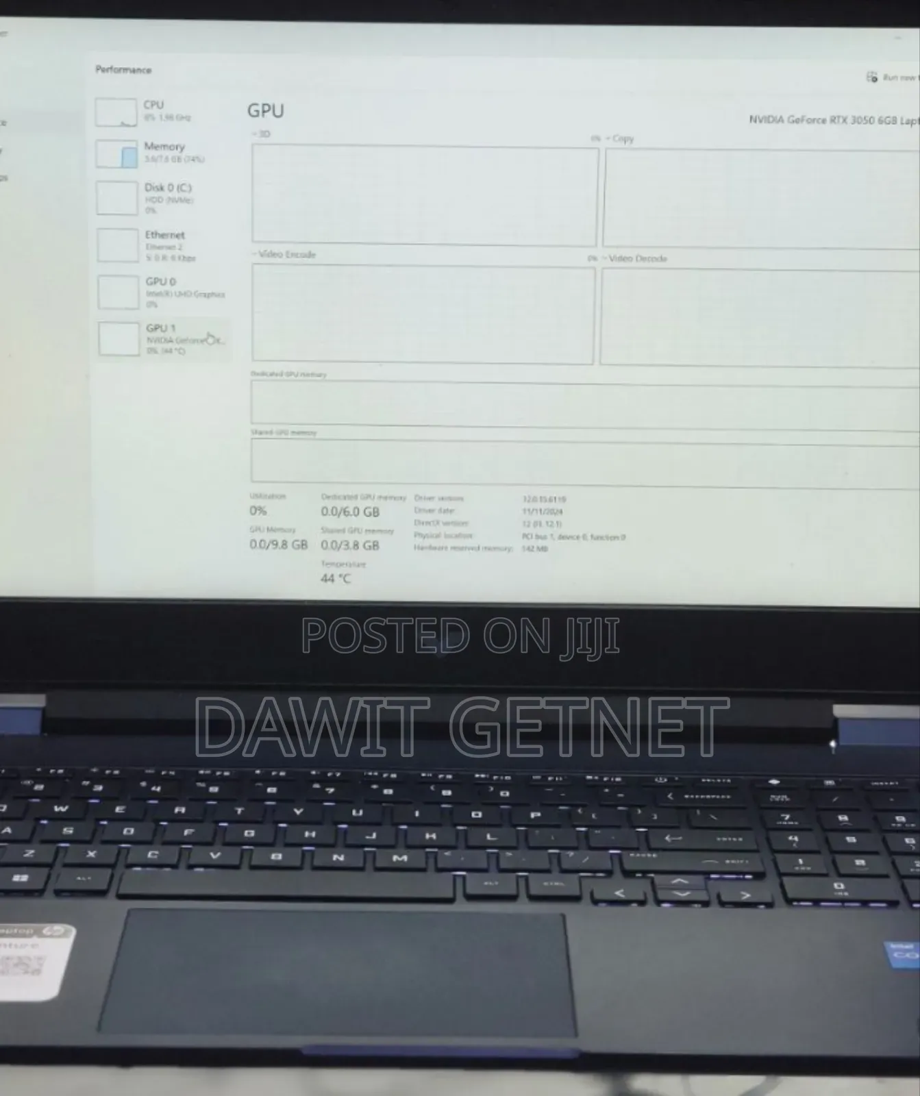 New Laptop HP Victus 16 16GB Intel Core I5 SSD 512GB