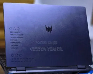 New Laptop Acer Predator Helios 300 32GB Intel Core I7 SSD 1T