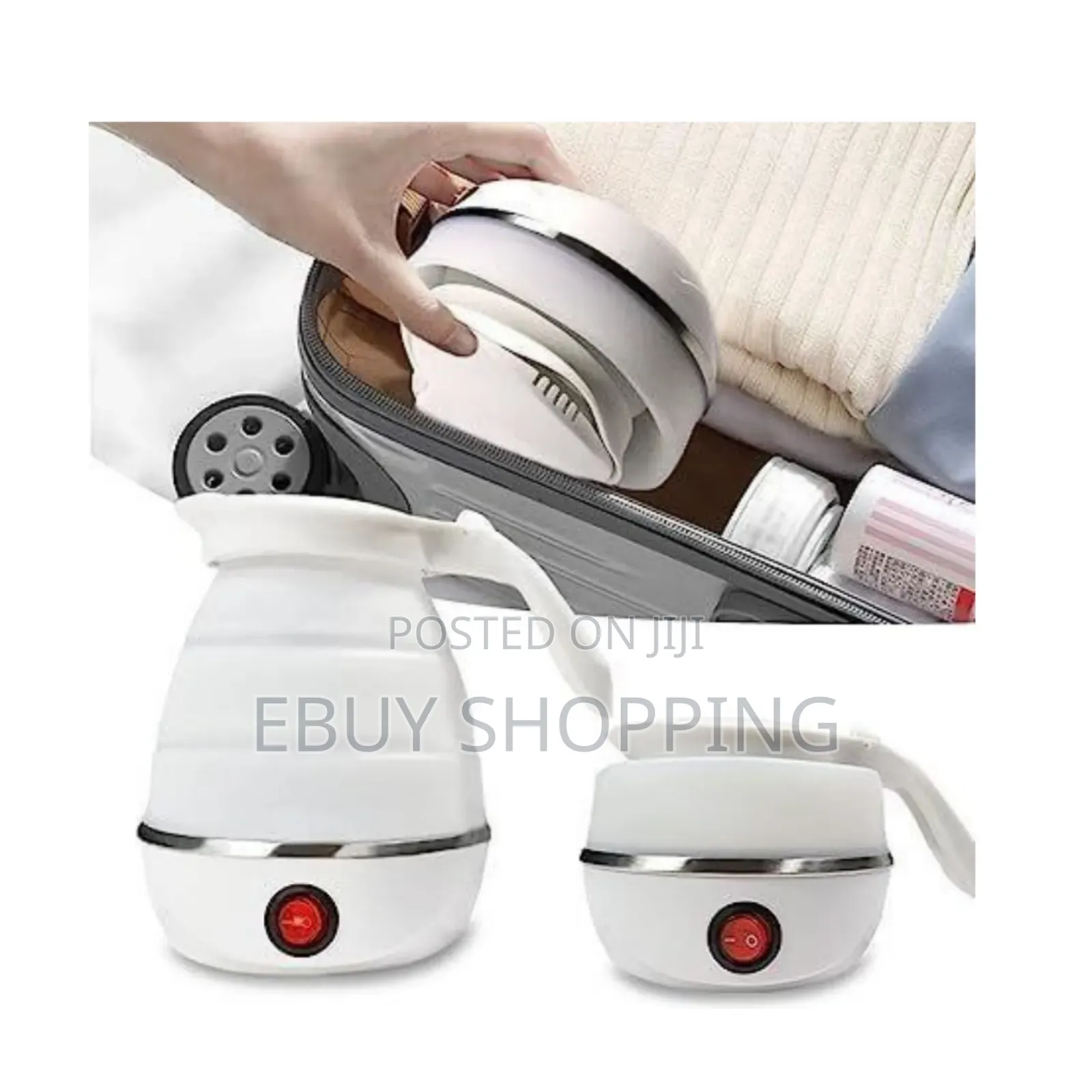 Pocket-Sized Powerhouse: 600ml Foldable Kettle for Your Adventures