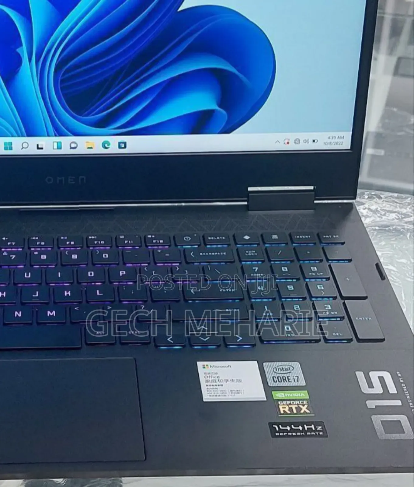 New Laptop HP Omen 15 16GB Intel Core i7 SSD 1T