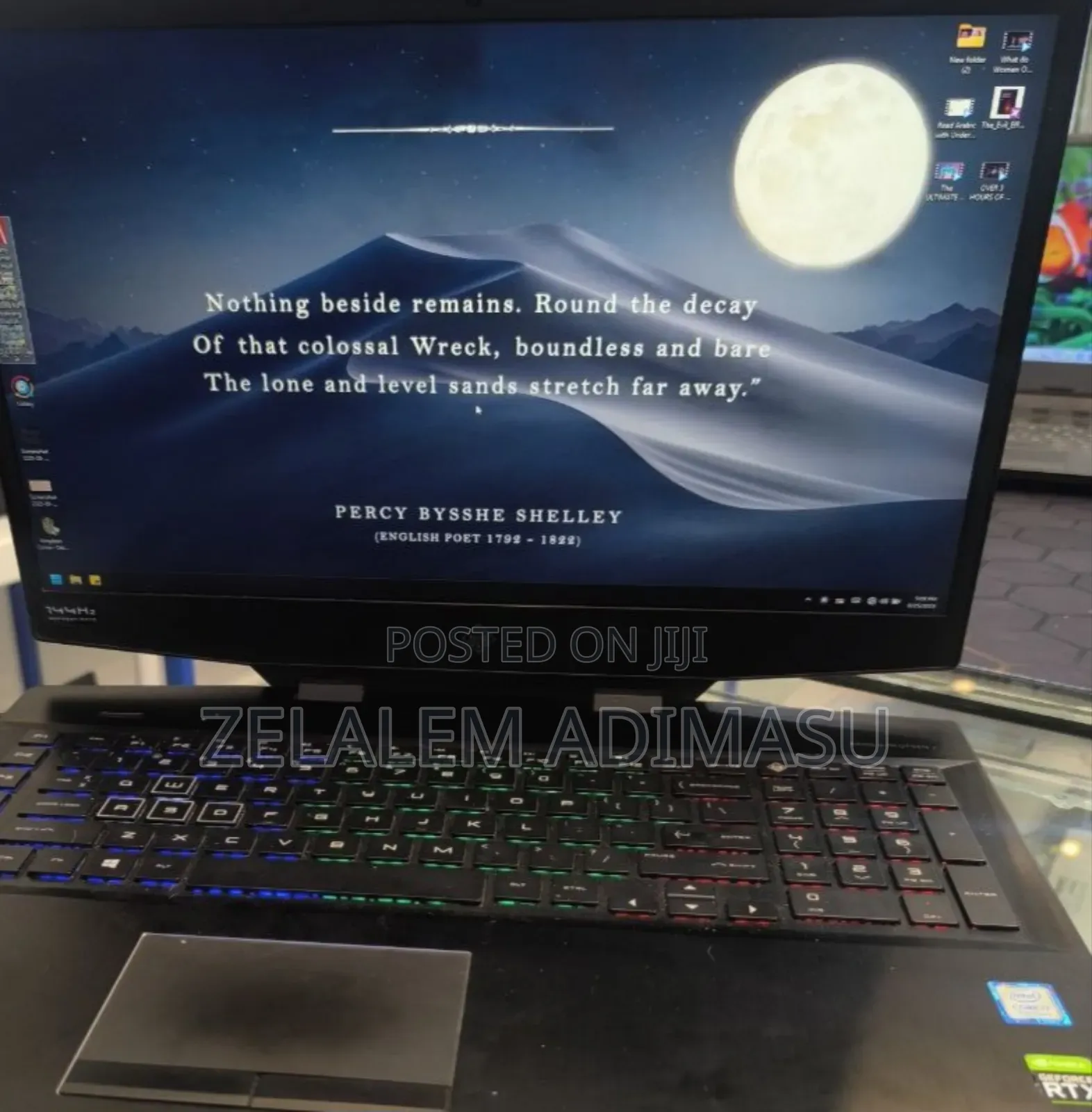 New Laptop HP Omen 17 16GB Intel Core I7 SSD 512GB