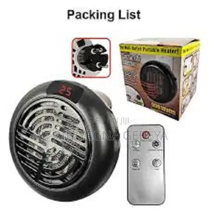 Wall-Outlet Portable Heater Warm Air Blower - 900 Watts