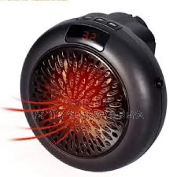 Wall-Outlet Portable Heater Warm Air Blower - 900 Watts