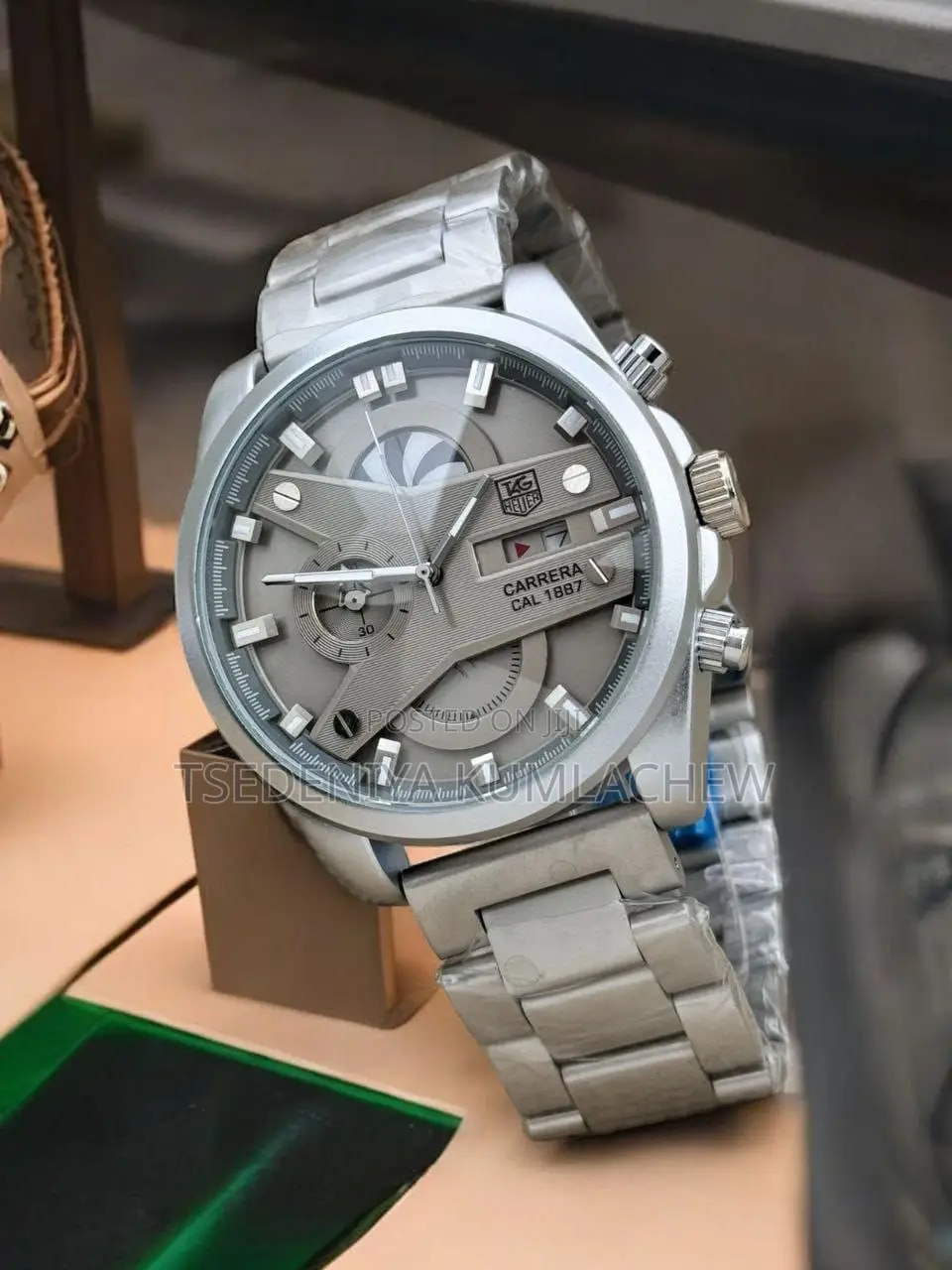 Tag Heuer Day and Date Working Stainless Men’S Watch