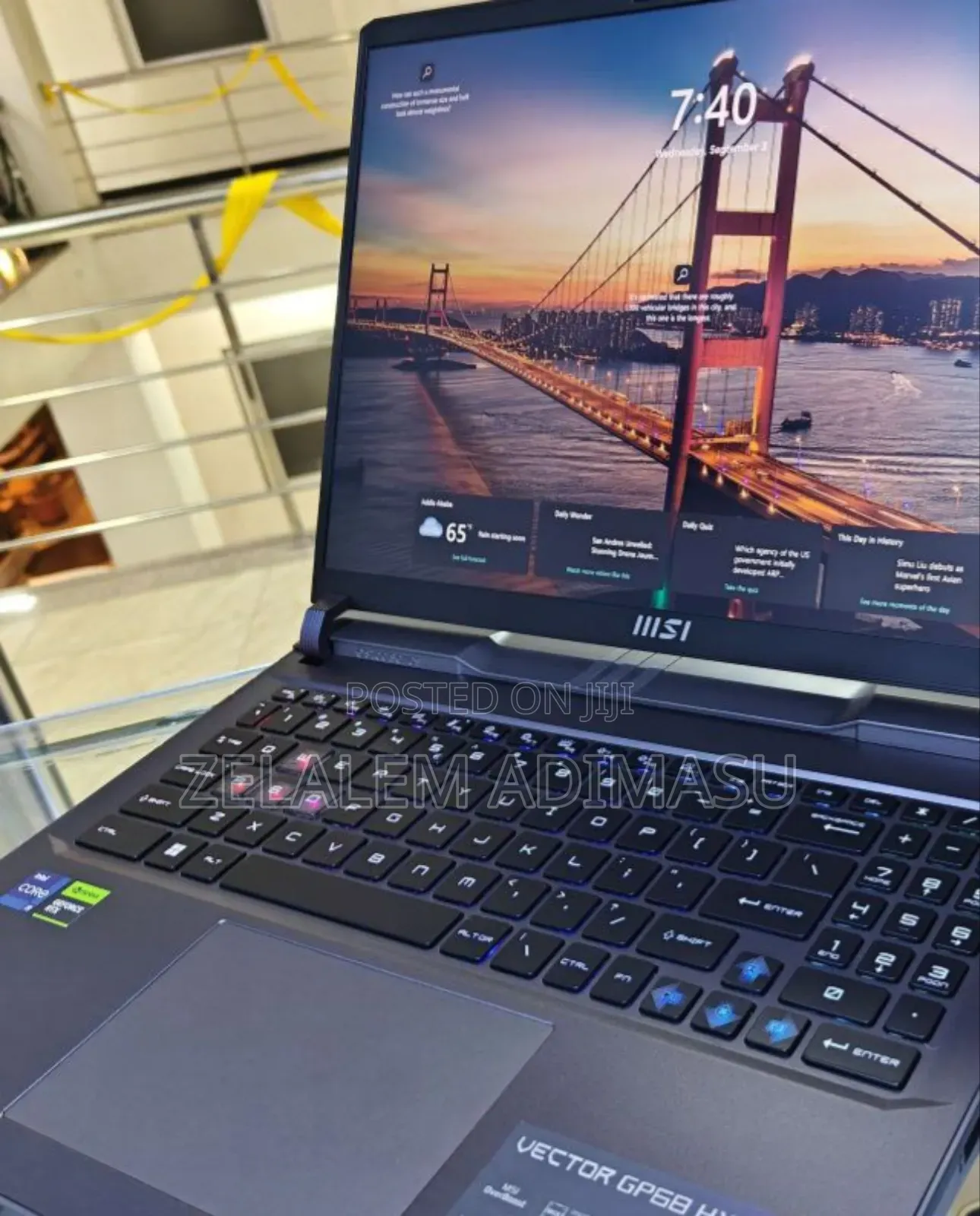 New Laptop MSI Pulse GL66 16GB Intel Core I9 SSD 1T