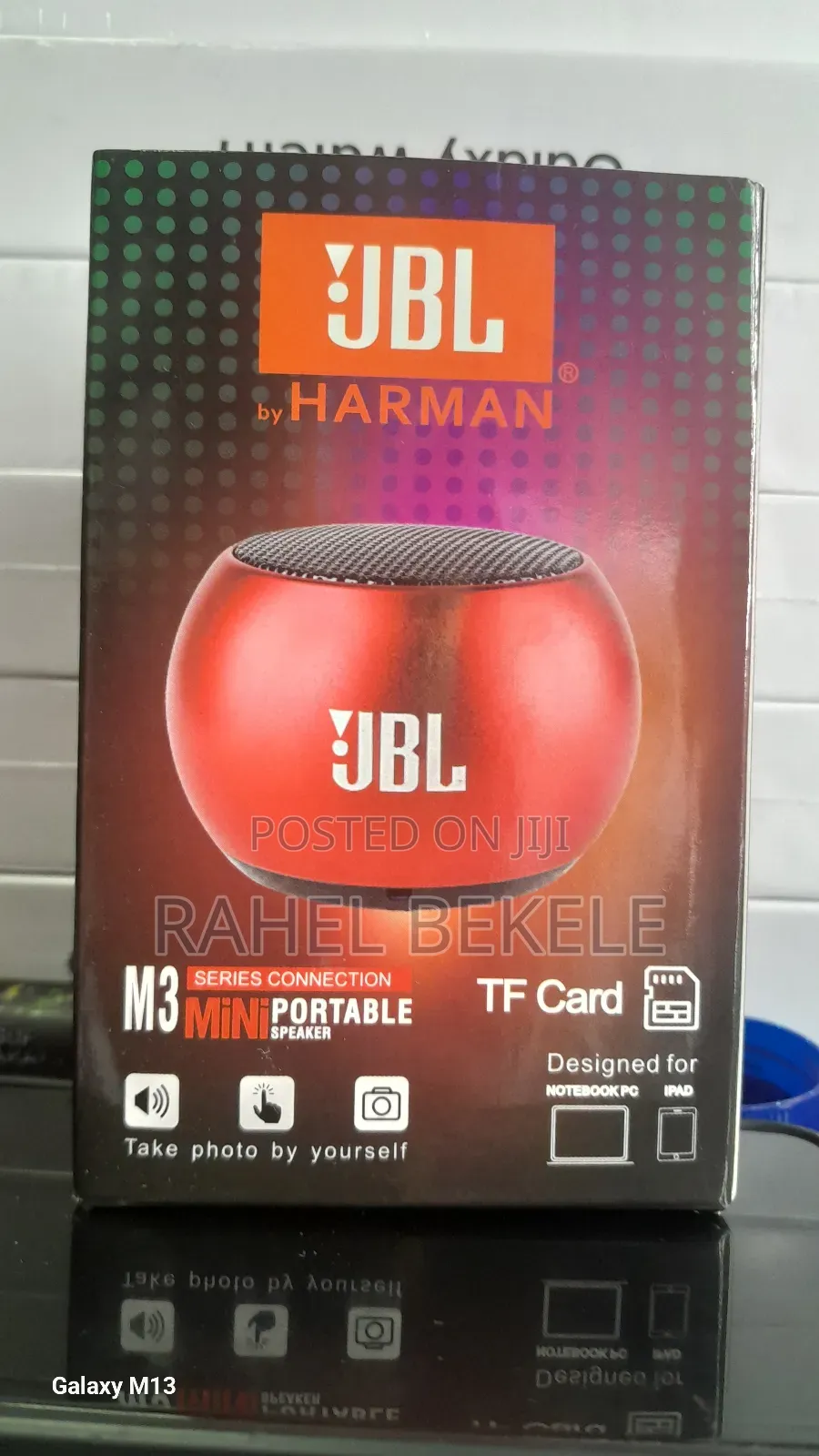 JBL M3 Mini Portable Bluetooth Speaker.