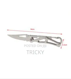 Portable Mini Folding Knife Stainless Steel Keychain Self-defense