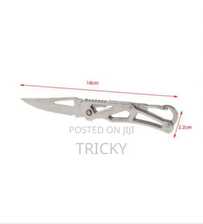 Portable Mini Folding Knife Stainless Steel Keychain Self-defense