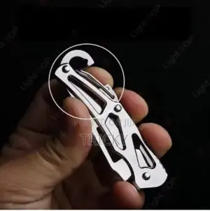 Portable Mini Folding Knife Stainless Steel Keychain Self-defense