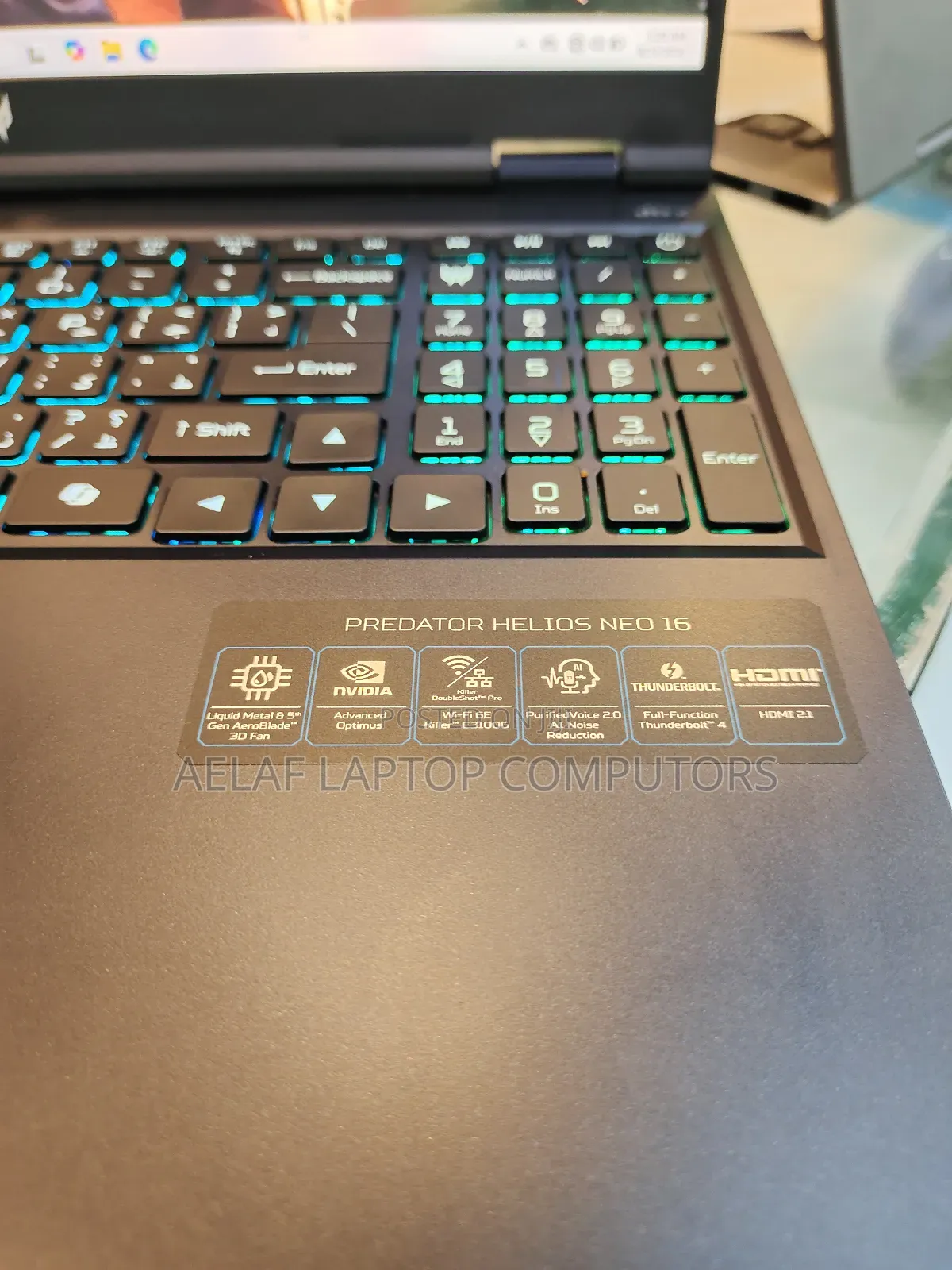 New Laptop Acer Predator Helios Neo 16 16GB Intel Core I9 SSD 1T