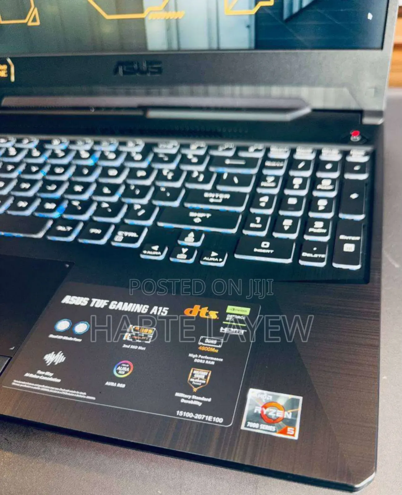 New Laptop Asus TUF Gaming A15 16GB AMD Ryzen 5 SSD 512GB