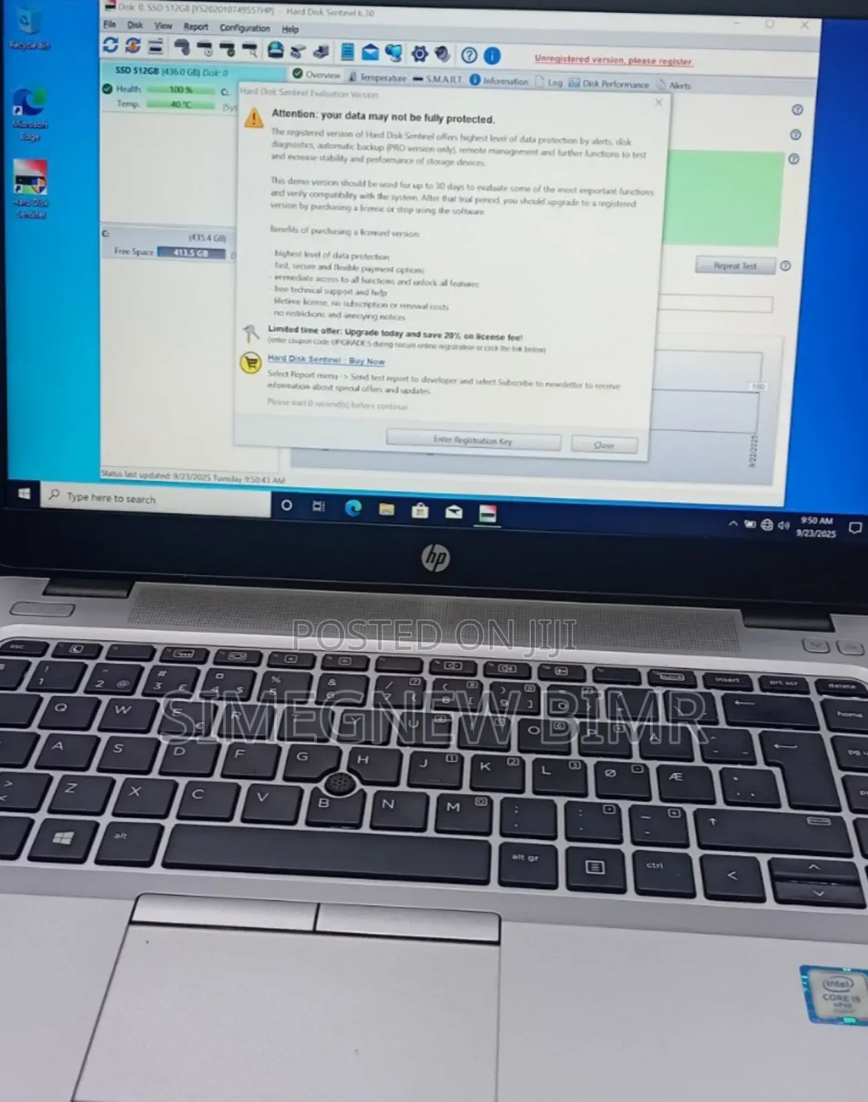 New Laptop HP EliteBook x360 1030 G8 8GB Intel Core i5 SSD 512GB