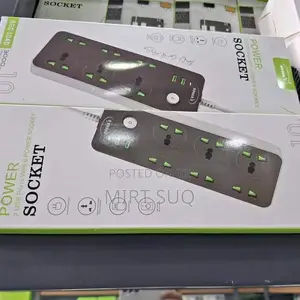 Ruggas Divider 6 Socket 2 USB Charging Port (ሩጋስ ኤሌክትሪክ ማከፋፈያ)