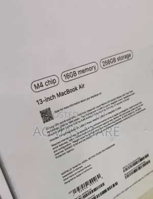 New Laptop Apple MacBook Air 2025 M4 13-Inch 16GB Apple M4 SSD 256GB