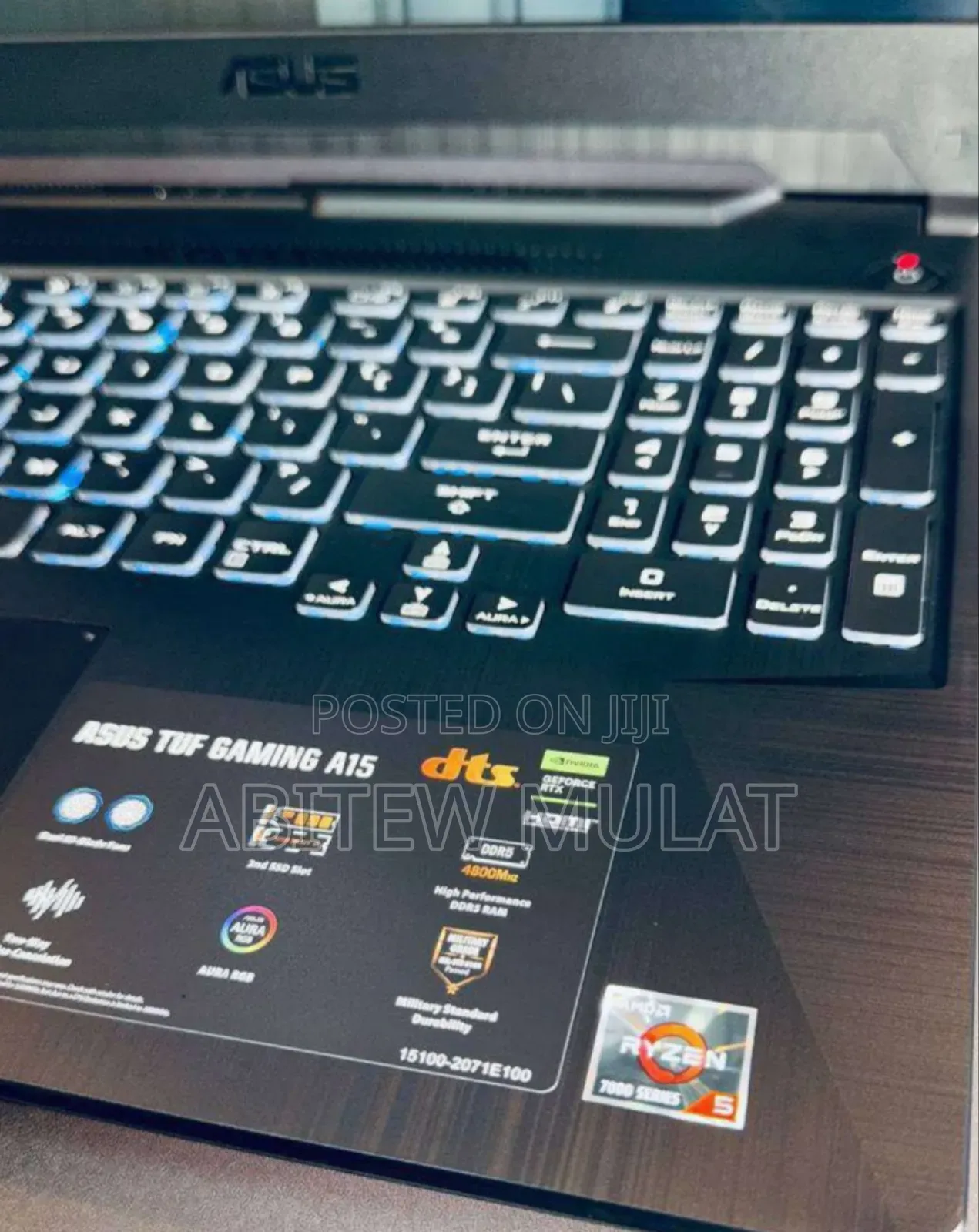 New Laptop Asus TUF Gaming A15 16GB AMD Ryzen 5 SSD 512GB