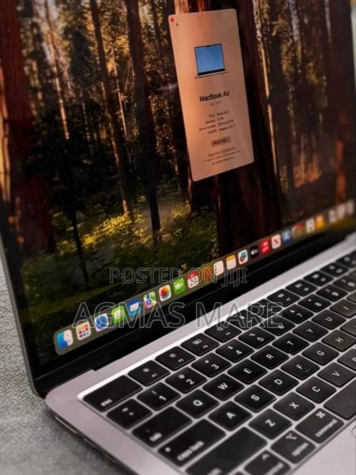 New Laptop Apple MacBook Air 2022 M2 8GB Apple M2 SSD 256GB