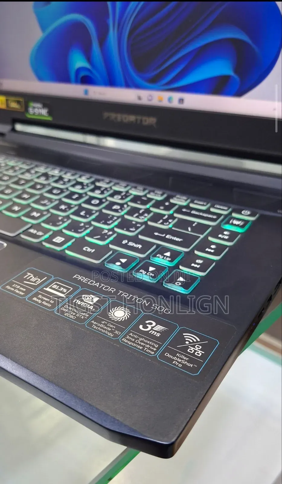 New Laptop Acer Predator Helios 300 16GB Intel Core I7 SSD 1T