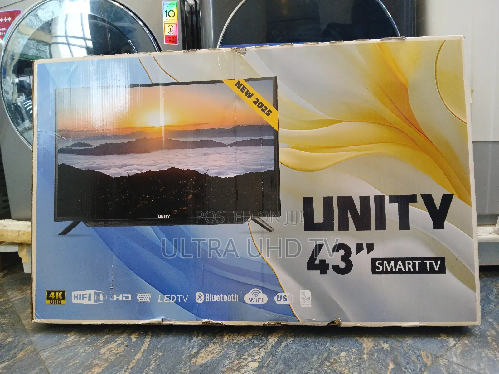 Unity 43 Inch Smart Double Glass Smart Android Tv
