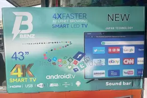 Benz 43” Smart Android Tv – Clear, Smart Stylish!