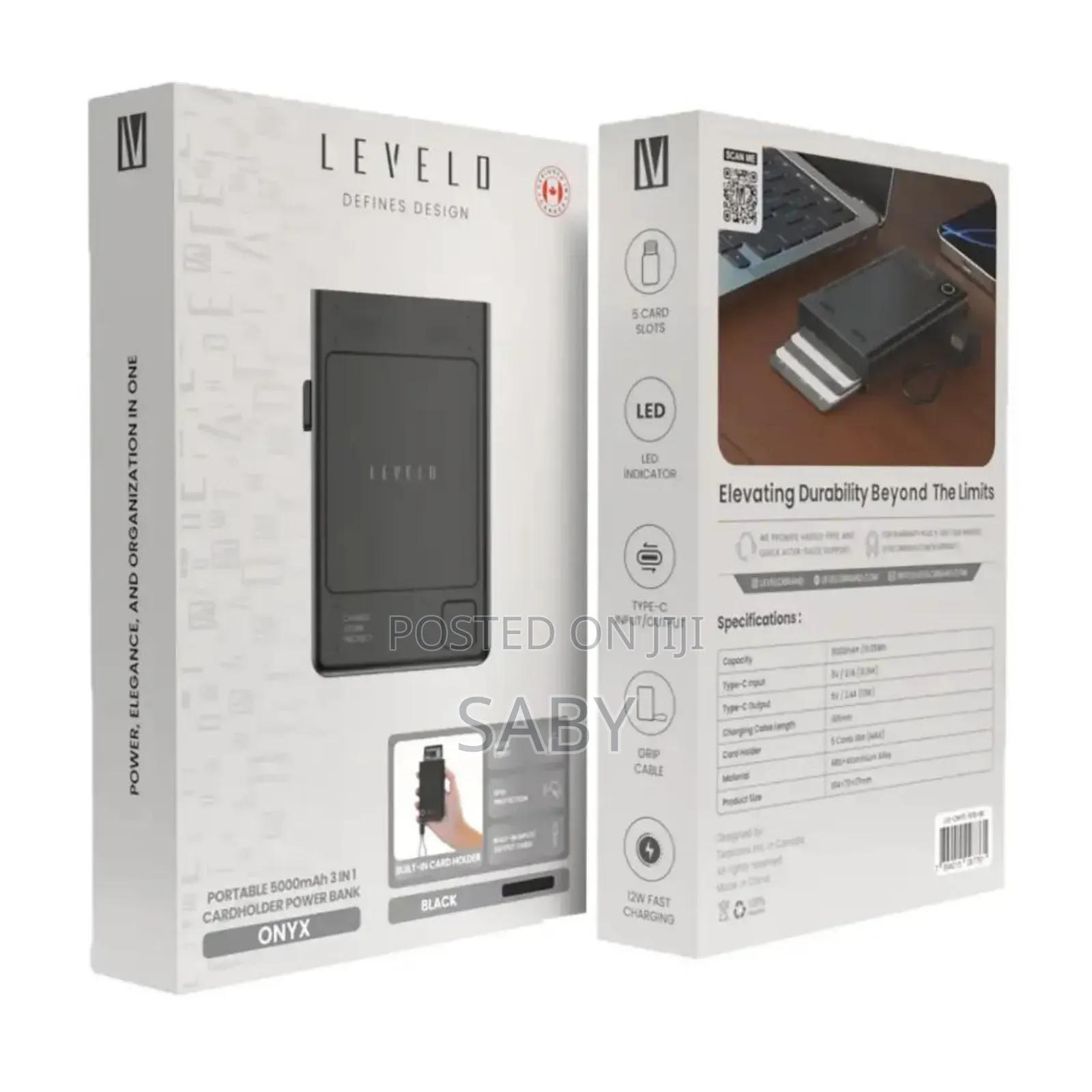 3-in-1 Smart Cardholder Power Bank