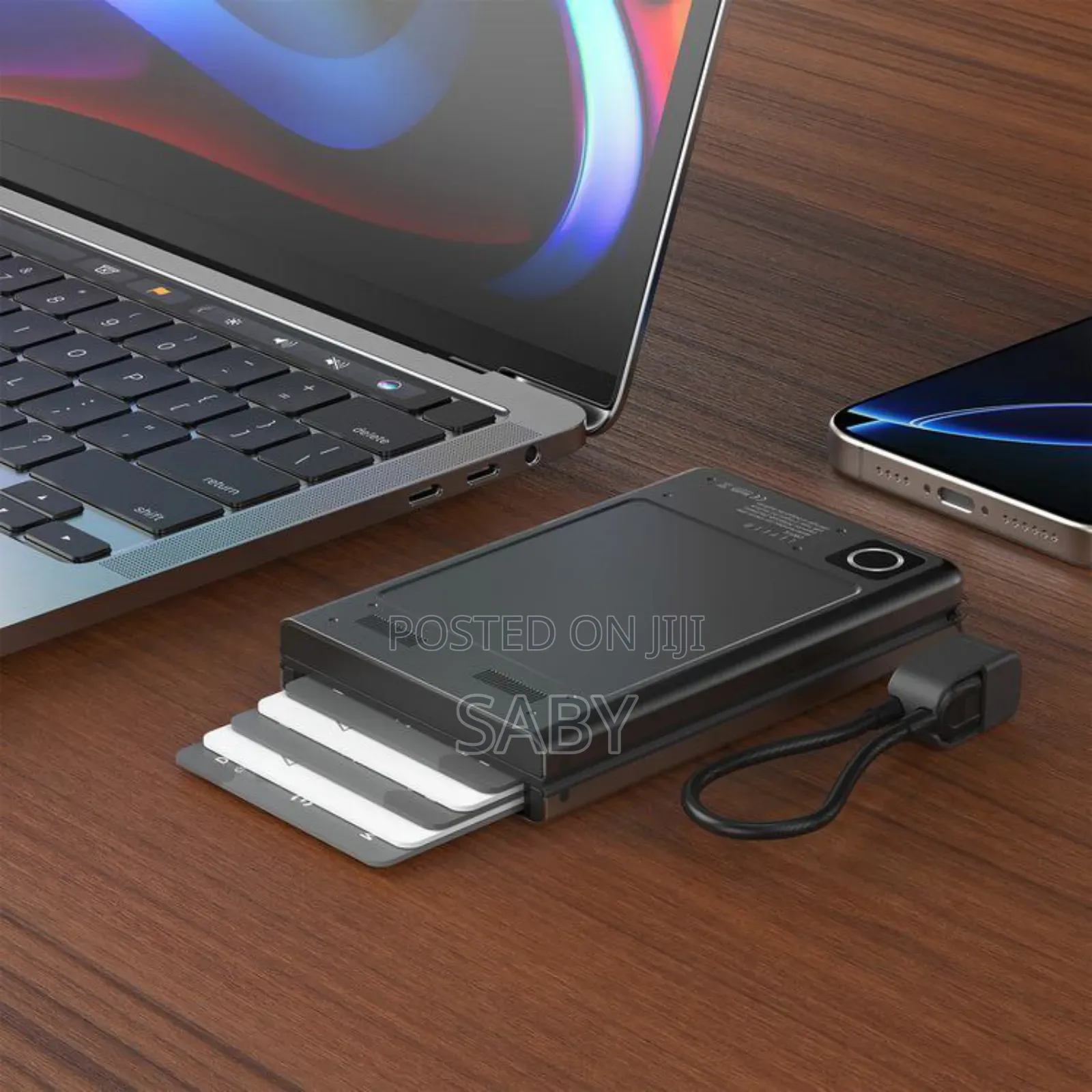 3-in-1 Smart Cardholder Power Bank