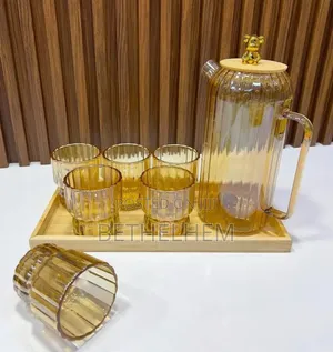 7pcs Glass Water Set
