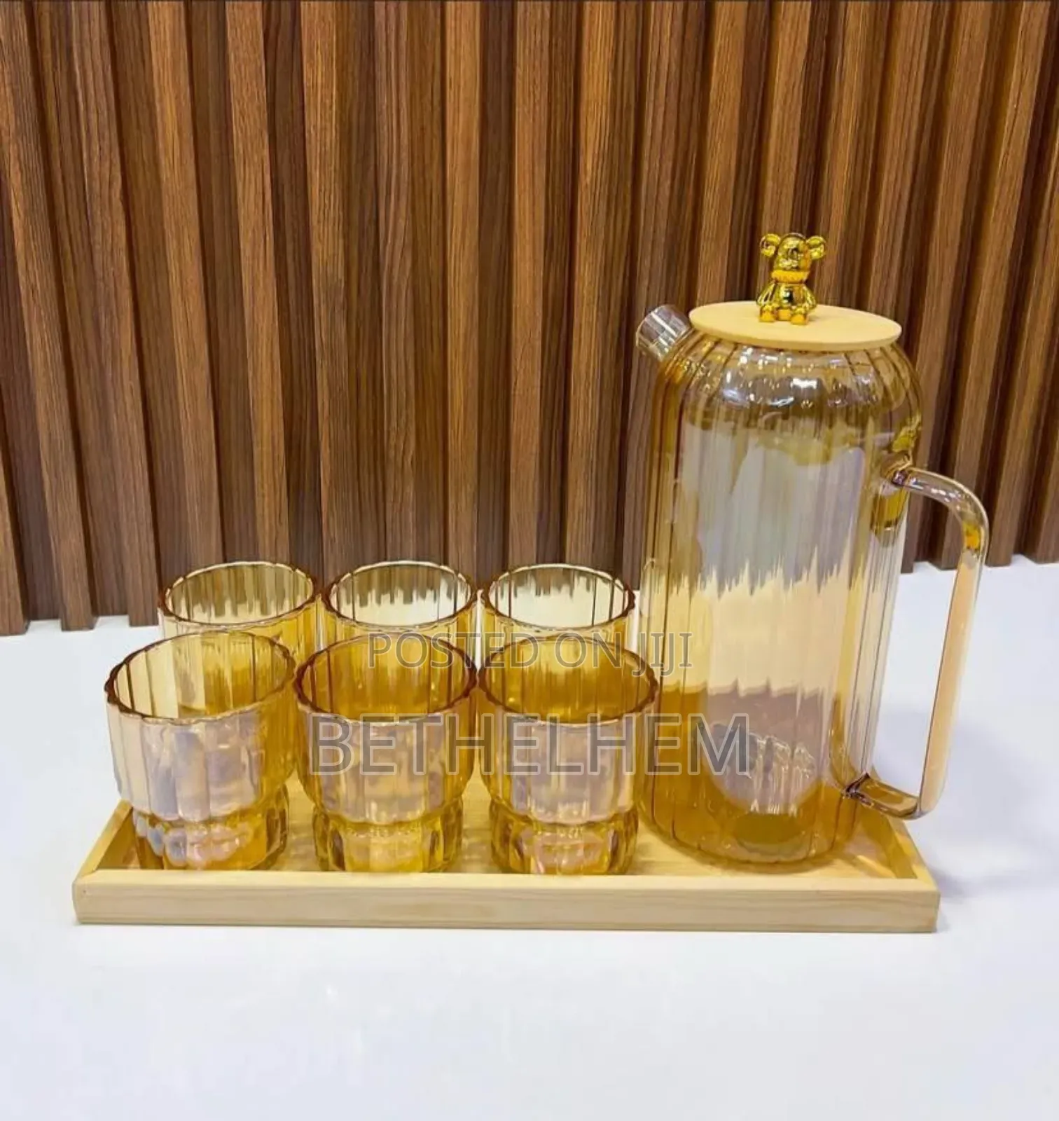 7pcs Glass Water Set