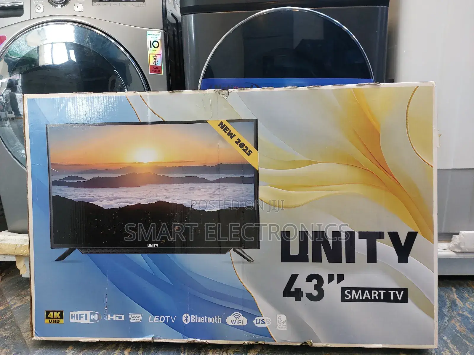 Unity 43 Inch Smart Double Glass Tv _4k Uhd Tv
