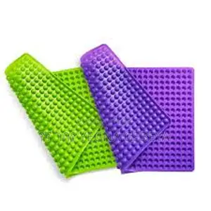 Large Anti-Slip Silicone Rubber Bath Mat – Purple