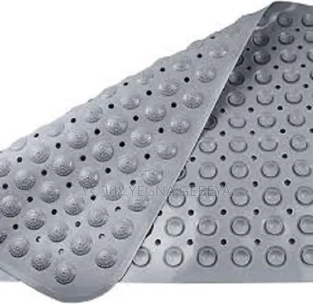 Large Anti-Slip Silicone Rubber Bath Mat – Purple