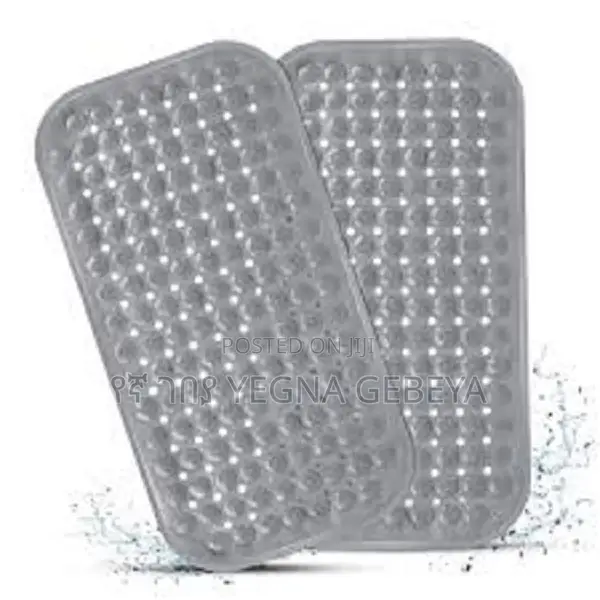 Large Anti-Slip Silicone Rubber Bath Mat – Purple