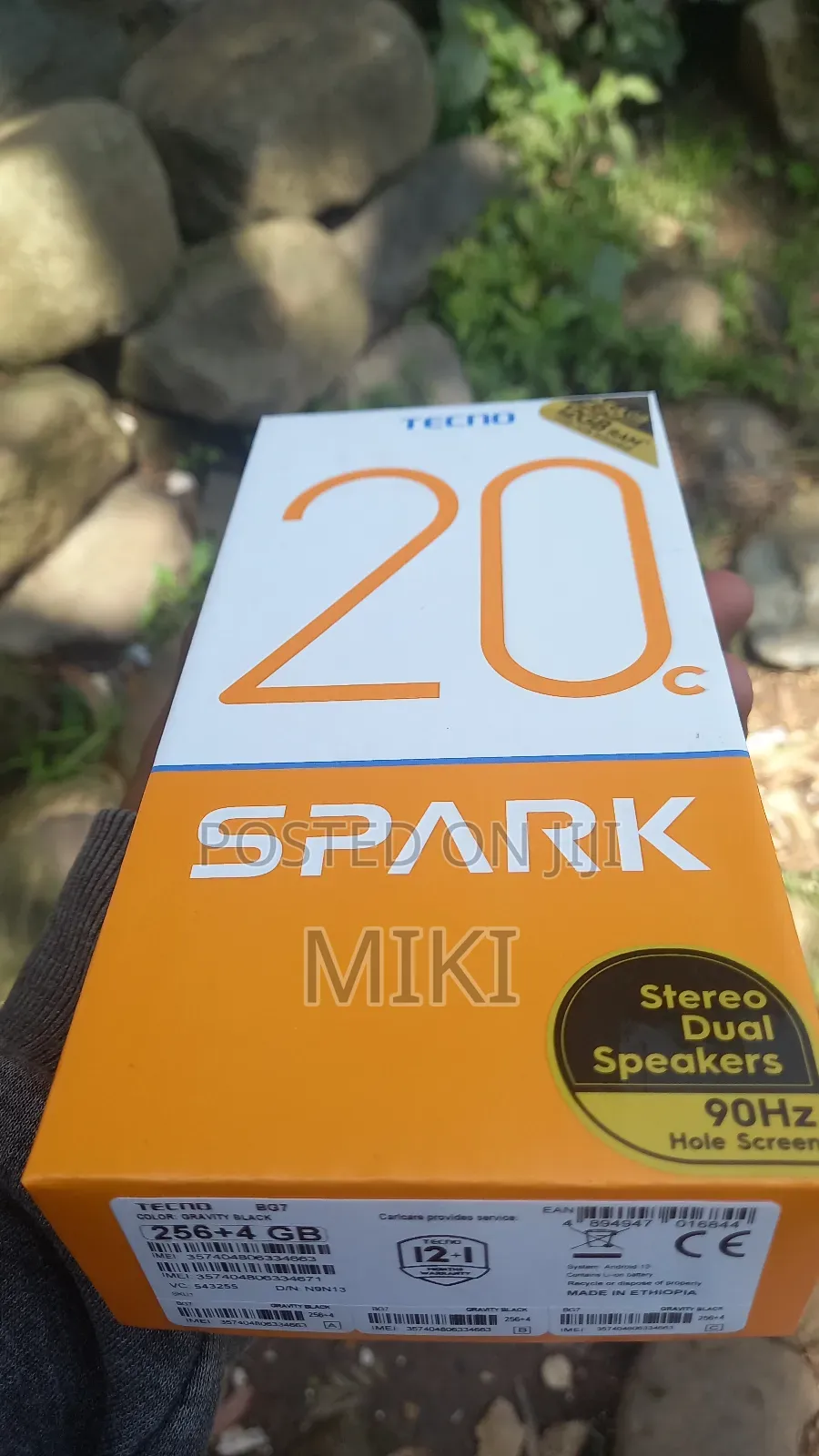 New Tecno Spark 20 256 GB Blue