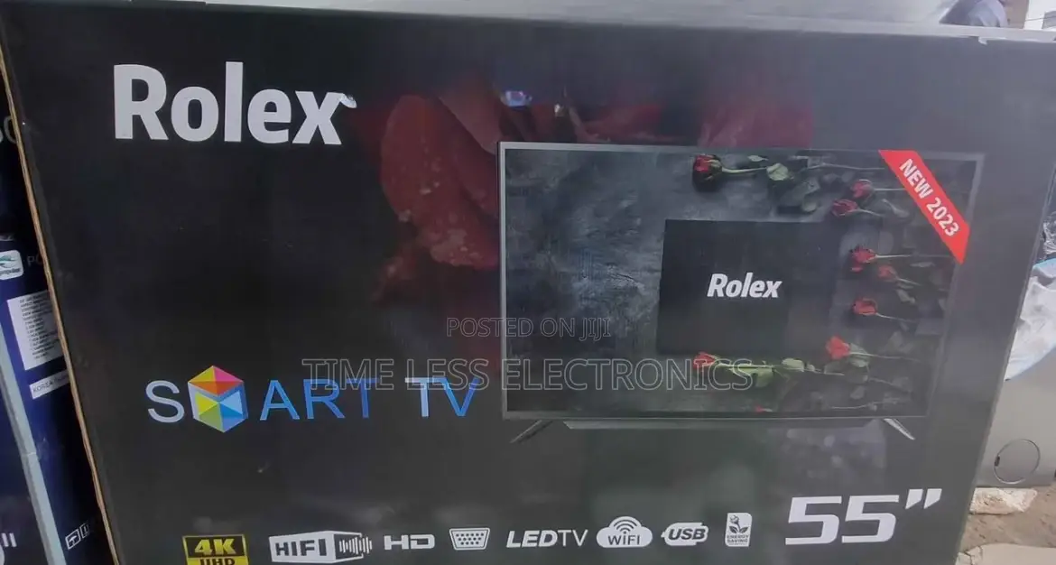 Rolex 55” Smart Tv – Big Screen, Smart Entertainment!