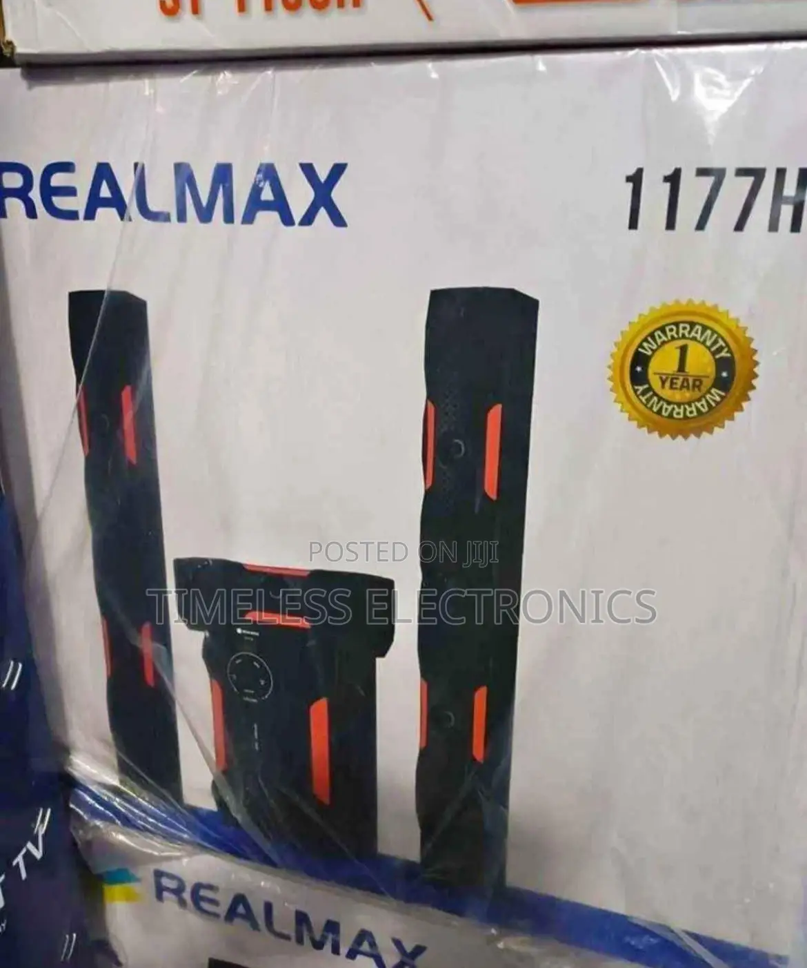Realmax Speaker – Powerful Sound, Stylish Design!