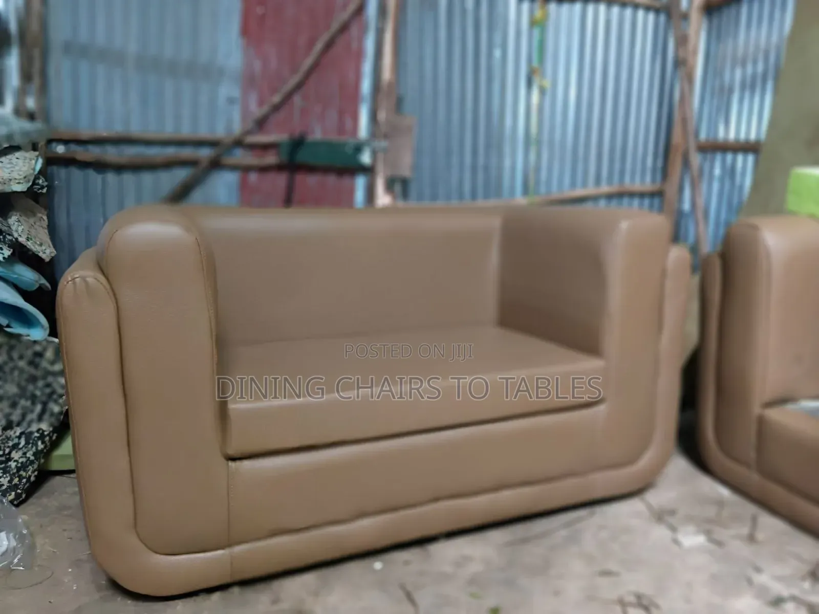 Modern Vip Bar Restaurant Leather Sofa