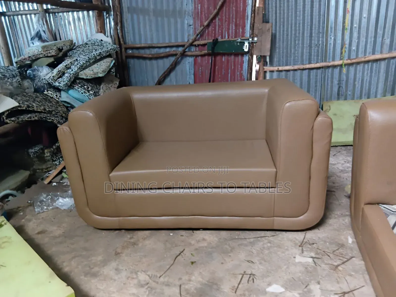 Modern Vip Bar Restaurant Leather Sofa