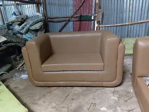 Modern Vip Bar Restaurant Leather Sofa