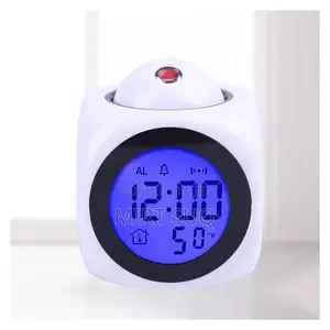 Led Digital Projection LCD Voice Talking Alarm Clock