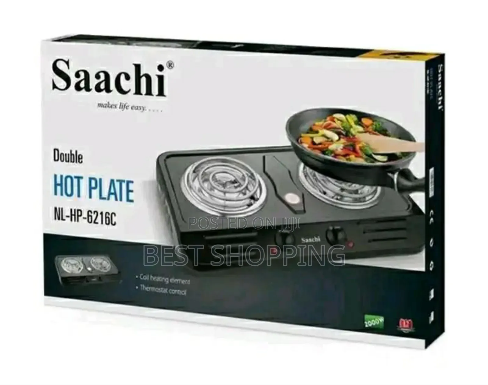 Dubai Saachi Stove / Orginal Hot Plate ሳቺ ባለሁለት ምድጃ ስቶቭ