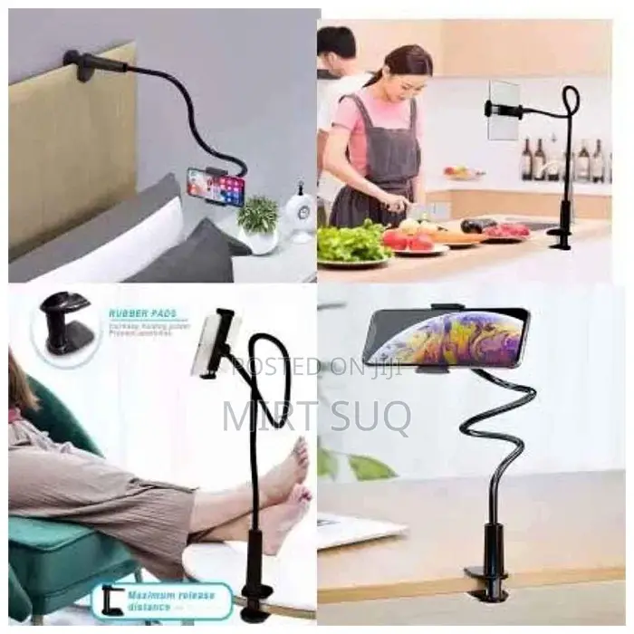 Flexible Table Cell Phone Clip on Stand Holder