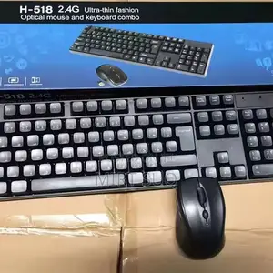 Hp H-518 Wireless Optical Mouse Keyboard Combo 2.4ghz