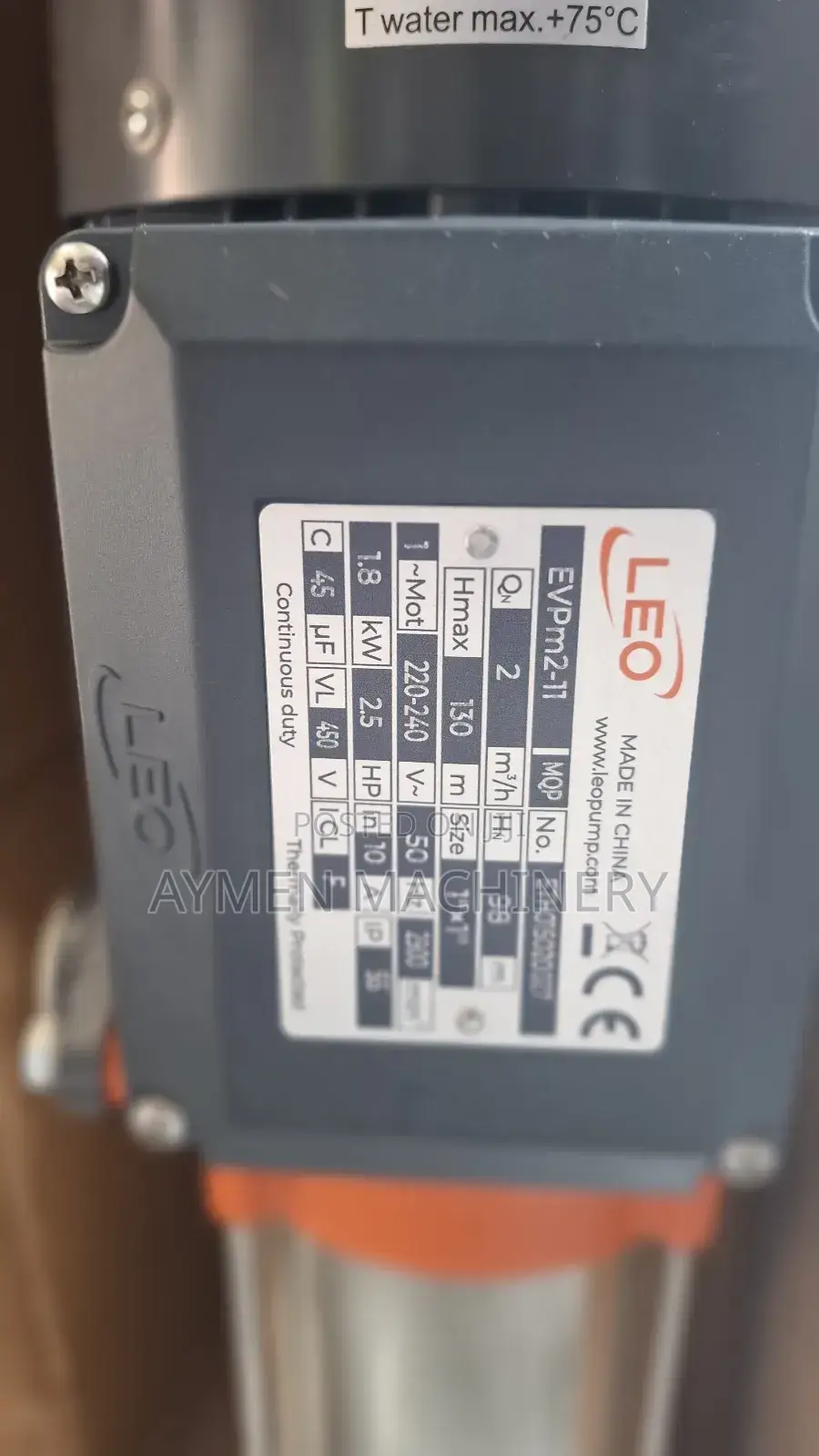 Leo Vertical Multistage 2.5hp Pump ሊዮ ላቪያጆ ፓምፕ