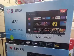 X Hexa 43” Smart Tv – Double Glass, Smart Stylish!