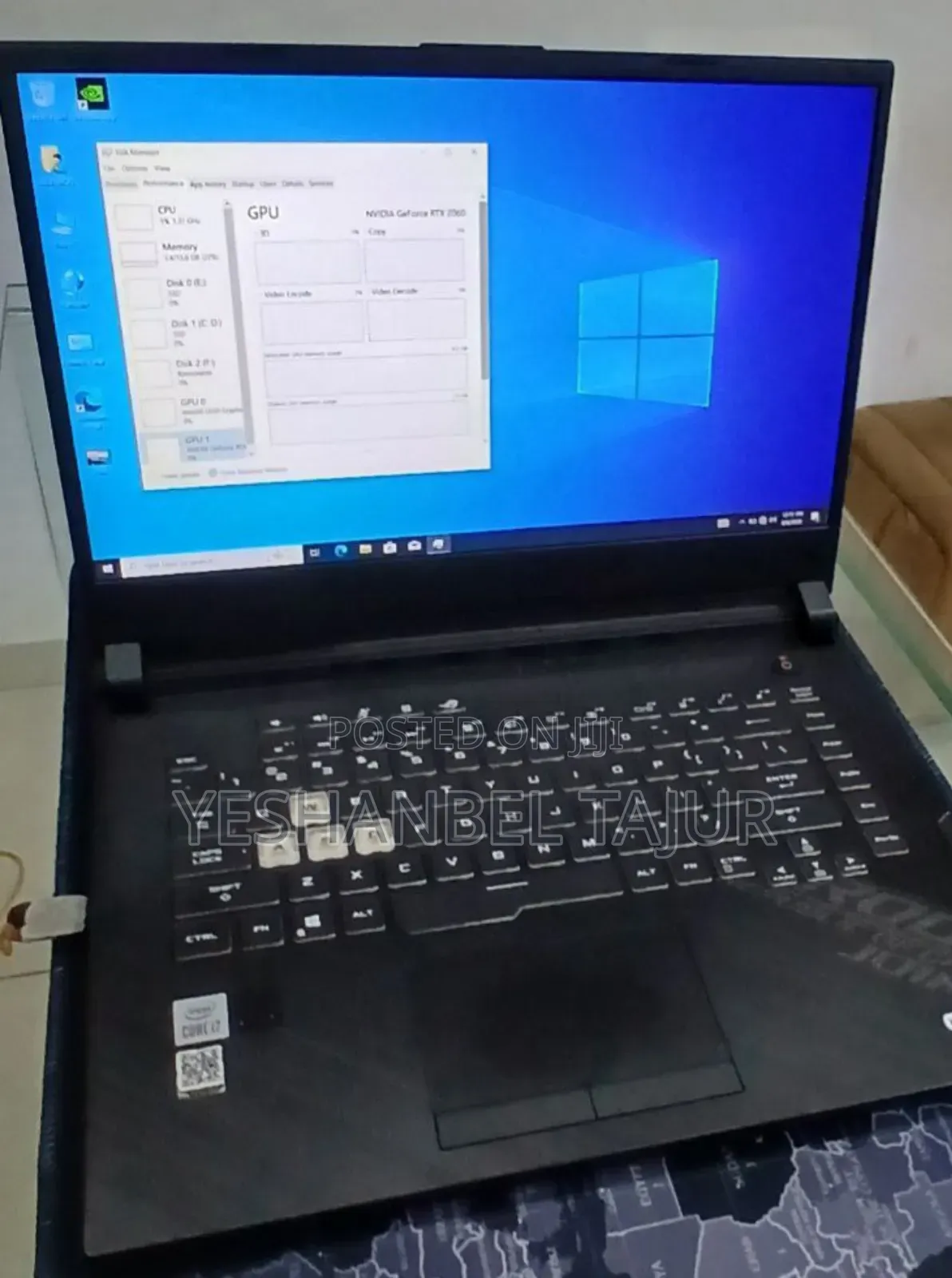 New Laptop Asus ROG Strix G15 16GB Intel Core I7 SSD 512GB