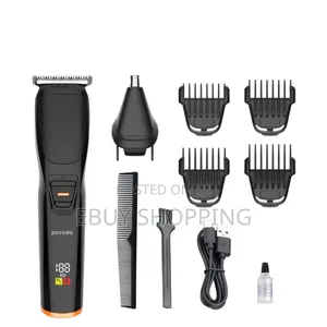 Photo - Porodo Quiet Operation Beard Trimmer With Stainless Steel Blades