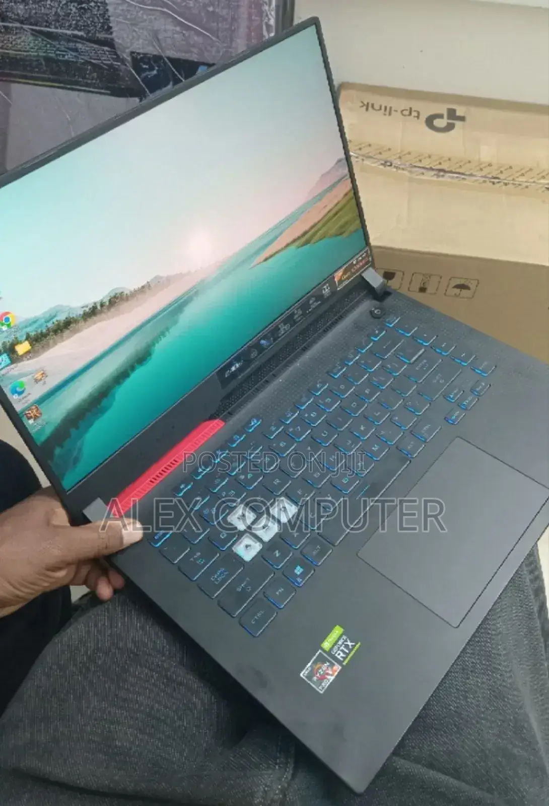 New Laptop Asus ROG Strix G15 G512 16GB AMD Ryzen 9 SSD 512GB