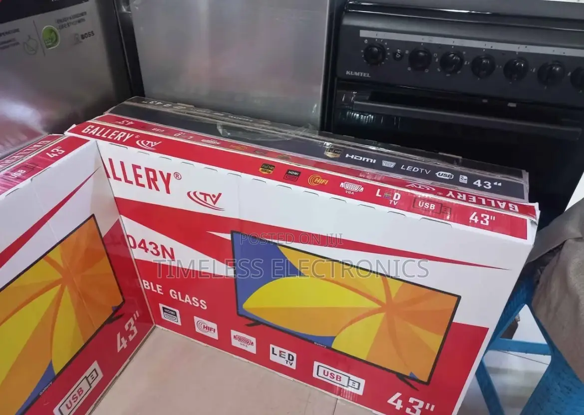 Galaxy 43” Smart Android Tv – , Double Glass, Japan Technology!